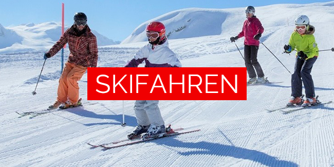 Skifahren Familie